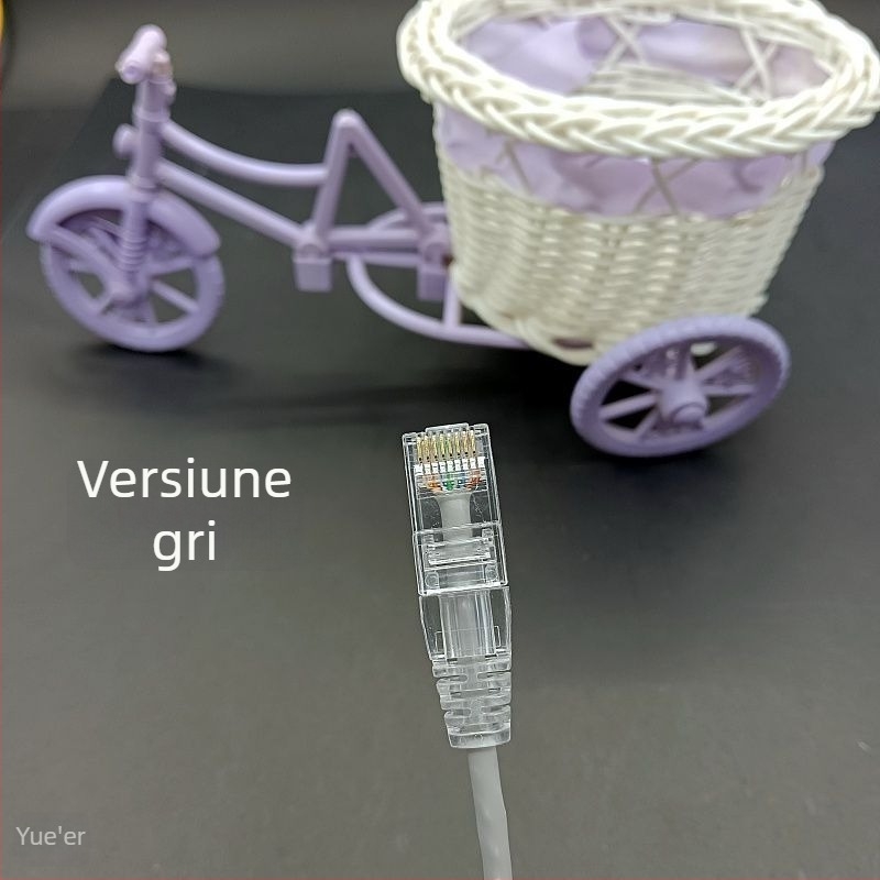 Cablu patch Cat6A cu ecranare flexibil Gigabit pentru calculator/router/sala serverului