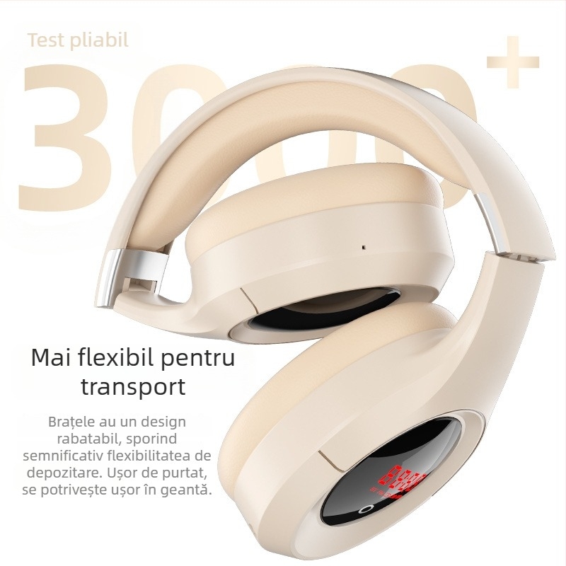 Căști wireless cu Bluetooth, conector de 3,5 mm, microfon încorporat, procesare OEM, logo imprimat