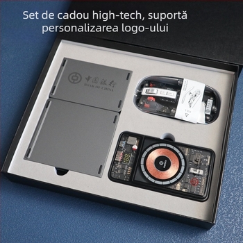 Cadouri corporative cu logo personalizat, stil ușor luxos, material plastic, pentru întâlniri de afaceri și aniversări ale companiei