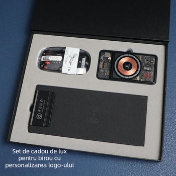 Cadouri corporative cu logo personalizat, stil ușor luxos, material plastic, pentru întâlniri de afaceri și aniversări ale companiei