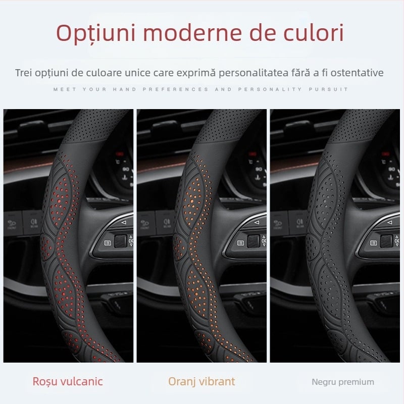 Husă de volan Mazda, stil sport, pentru toate anotimpurile, montaj dedicat