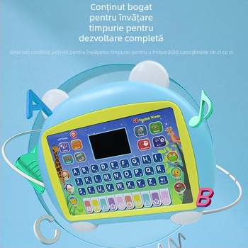 Mașină de povești pentru învățământ preșcolar - electrică, sunet/muzică; plastic; fără memorie; pentru copii 4-6 ani