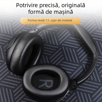 Perne din piele PU pentru urechi QCY H3, H3 Pro și H3 Lite — piele PU, instalare ușoară, compatibile cu seria H3