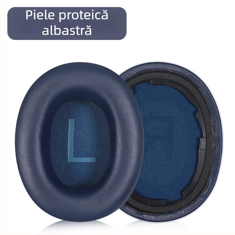 Perne din piele PU pentru urechi QCY H3, H3 Pro și H3 Lite — piele PU, instalare ușoară, compatibile cu seria H3