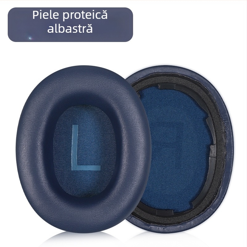 Perne din piele PU pentru urechi QCY H3, H3 Pro și H3 Lite — piele PU, instalare ușoară, compatibile cu seria H3