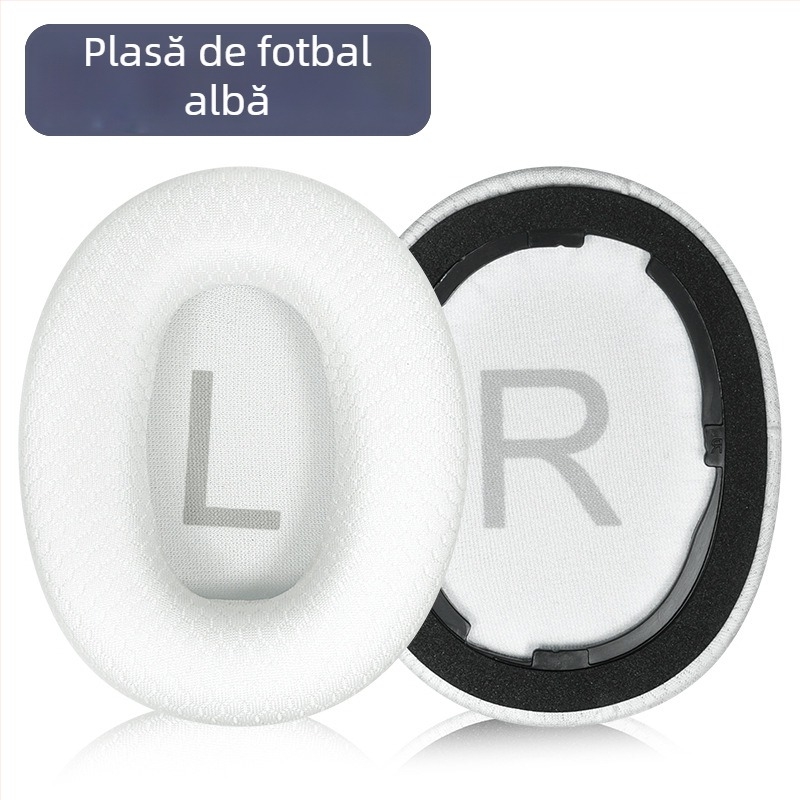Perne din piele PU pentru urechi QCY H3, H3 Pro și H3 Lite — piele PU, instalare ușoară, compatibile cu seria H3