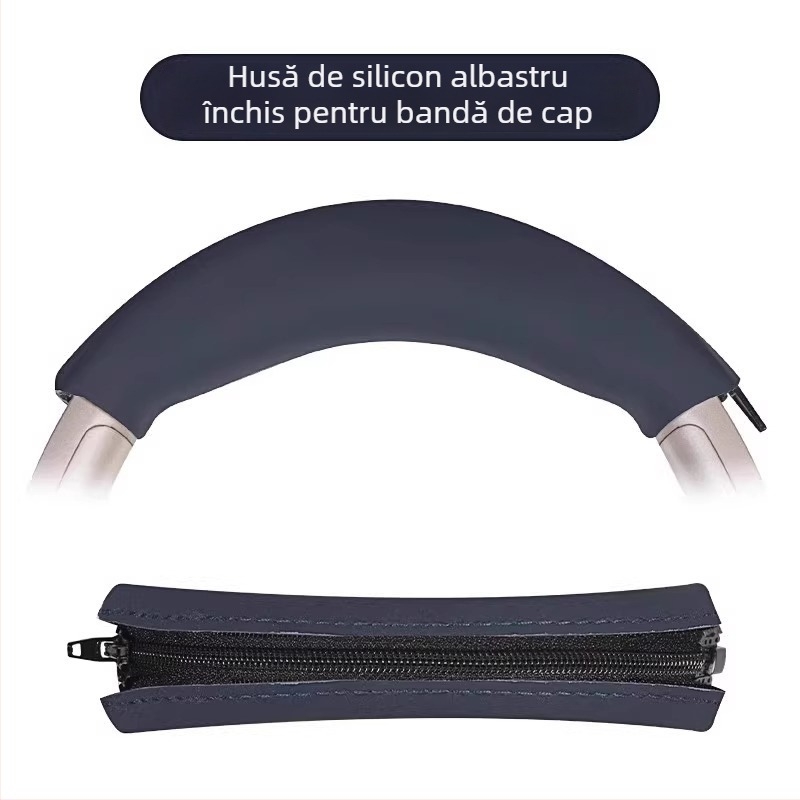 Perne din piele PU pentru urechi QCY H3, H3 Pro și H3 Lite — piele PU, instalare ușoară, compatibile cu seria H3
