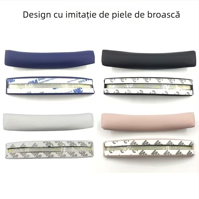 Capac de curea din piele pentru căști JBL T600BT/Tune 600BTNc/660NC/670NC, cu cataramă pentru montare ușoară