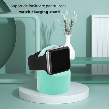 Suport din silicon pentru încărcarea ceasului iWatch — Suport de încărcare wireless, Model: Wireless Charging Bracket, Brand: Neutral
