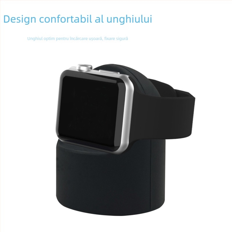 Suport din silicon pentru încărcarea ceasului iWatch — Suport de încărcare wireless, Model: Wireless Charging Bracket, Brand: Neutral