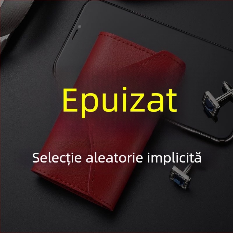 Etui pentru chei pentru bărbați, material PU, căptușeală din piele de vită, depozitare acasă