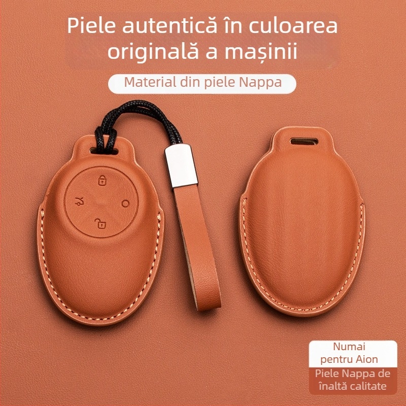 Carcasă din piele pentru cheie pentru AION V Tyrannosaurus, Brand Yibo, Stil simplu, Personalizare disponibilă (Brand: Yibo; Material: Piele; Stil: Simplu; Personalizare: Da)