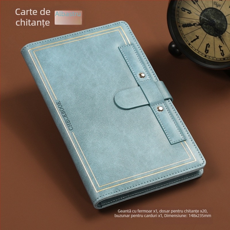 Organizator facturi – dosar din piele moale, personalizare cu logo