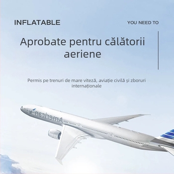 Suport portabil gonflabil pentru picioare Bridgeon ZJM-AY030, PVC catifelare, grosime 0,45 mm, dimensiuni 42×30×32 cm, greutate 330–600 g