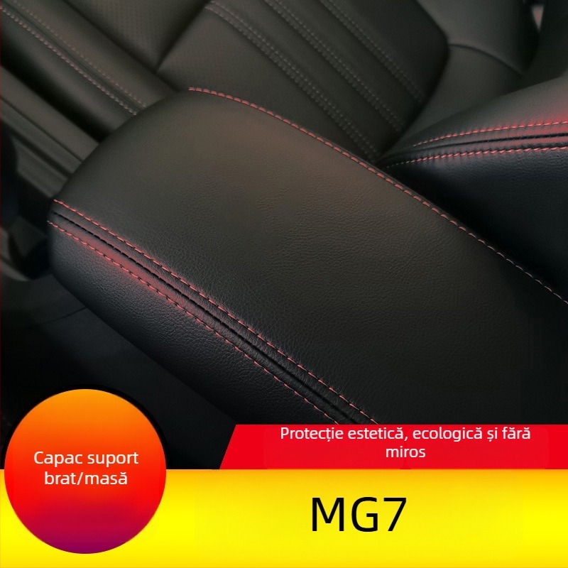 Husă din piele pentru cotiera Audi A4/A4L – protecție decorativă, model Ad-a4-a4l-fsxt-00001