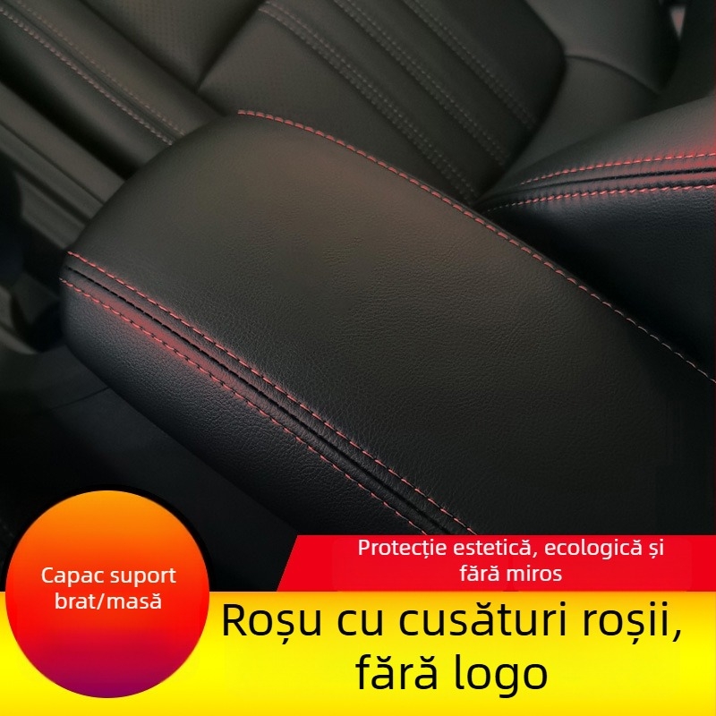 Husă din piele pentru cotiera Audi A4/A4L – protecție decorativă, model Ad-a4-a4l-fsxt-00001