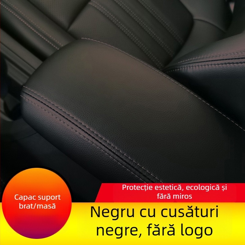 Husă din piele pentru cotiera Audi A4/A4L – protecție decorativă, model Ad-a4-a4l-fsxt-00001