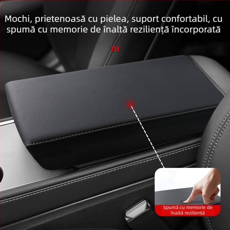 Protecţie din piele pentru pad-ul central al cotierelor – accesoriu interior auto personalizabil, Brand Camp Picture, 500 g