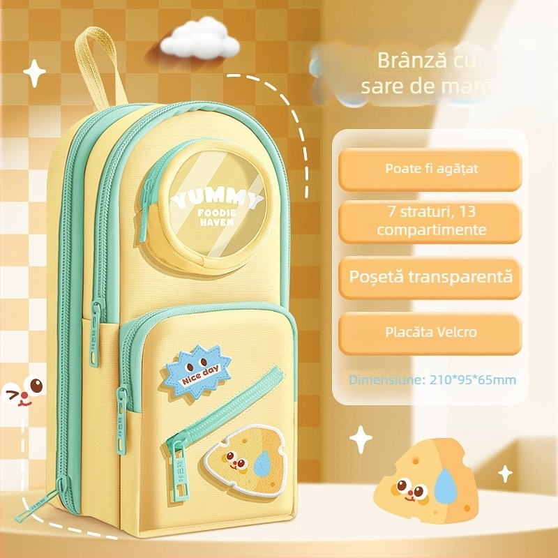 Penar pentru ghiozdan, brand Kappa bear, material pânză, stil versiune coreeană, universal, ambalaj de bază.