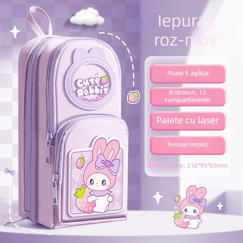 Penar pentru ghiozdan, brand Kappa bear, material pânză, stil versiune coreeană, universal, ambalaj de bază.