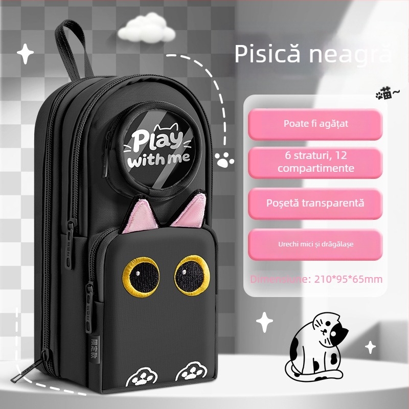 Penar pentru ghiozdan, brand Kappa bear, material pânză, stil versiune coreeană, universal, ambalaj de bază.