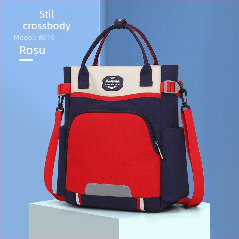 Geantă unisex pentru elevi — pânză Oxford, respirabilă, reducerea încărcării, căptușeală poliester, modelul 5100