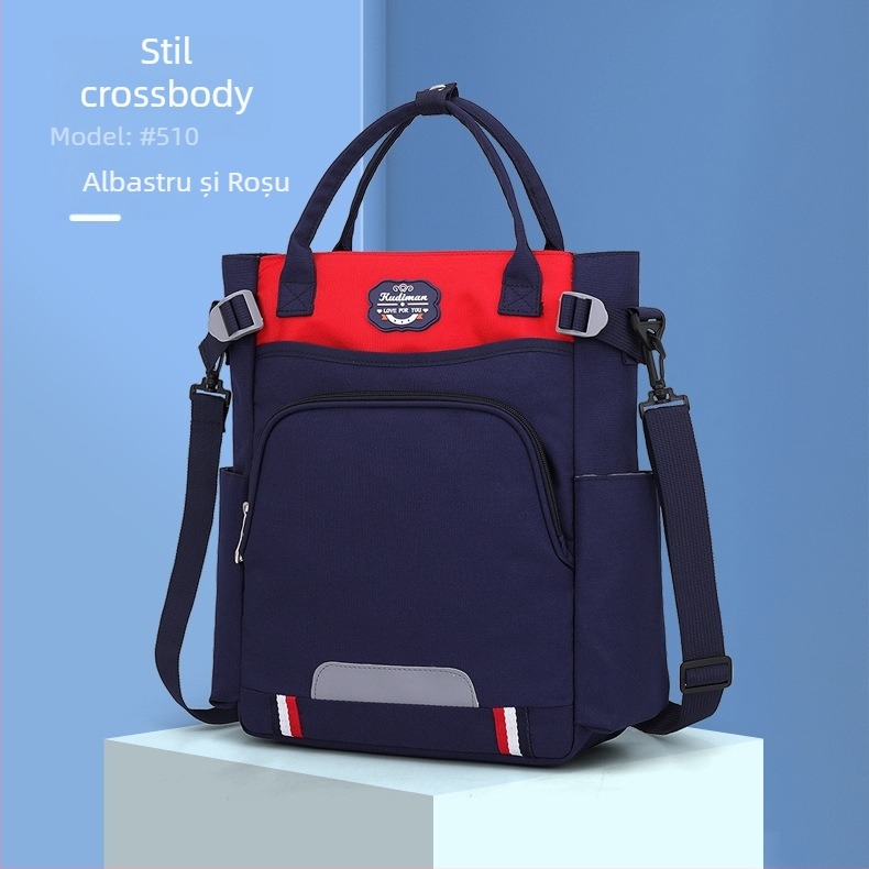 Geantă unisex pentru elevi — pânză Oxford, respirabilă, reducerea încărcării, căptușeală poliester, modelul 5100