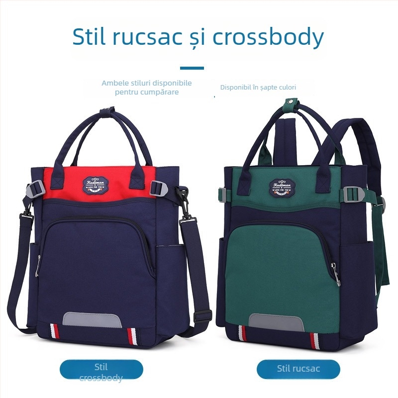 Geantă unisex pentru elevi — pânză Oxford, respirabilă, reducerea încărcării, căptușeală poliester, modelul 5100