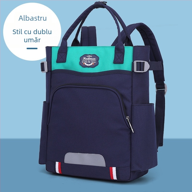 Geantă unisex pentru elevi — pânză Oxford, respirabilă, reducerea încărcării, căptușeală poliester, modelul 5100