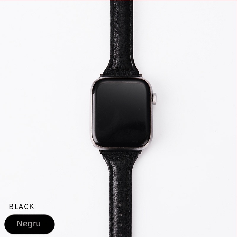 Apple Watch S10 curea din piele artificială — design retro, vară 2025, stil elegant minimalist pentru afaceri și uz zilnic