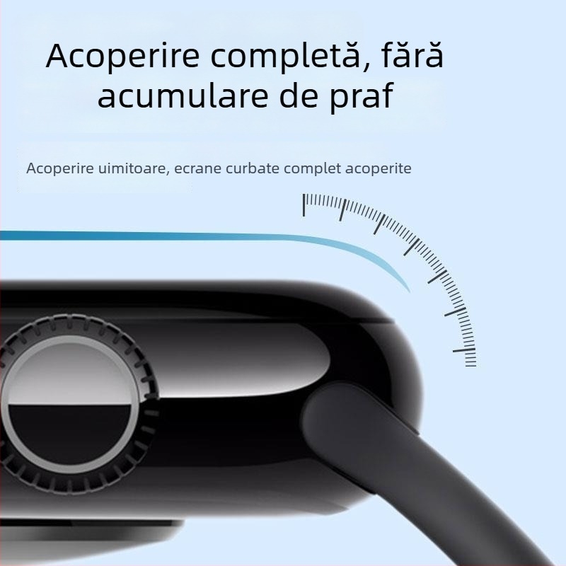 Protecție ecran hidrogel pentru Apple S10 ceas - HD, Rezistent la cădere, Compatibil cu iWatch S9/S8/S7