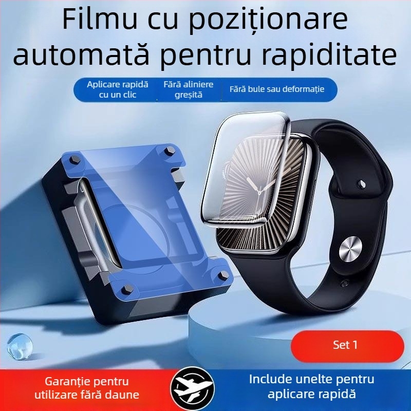 Protecție ecran hidrogel pentru Apple S10 ceas - HD, Rezistent la cădere, Compatibil cu iWatch S9/S8/S7