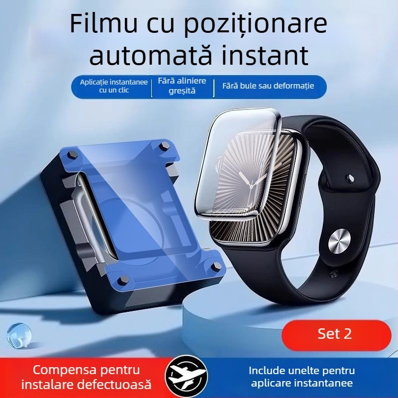 Protecție ecran hidrogel pentru Apple S10 ceas - HD, Rezistent la cădere, Compatibil cu iWatch S9/S8/S7