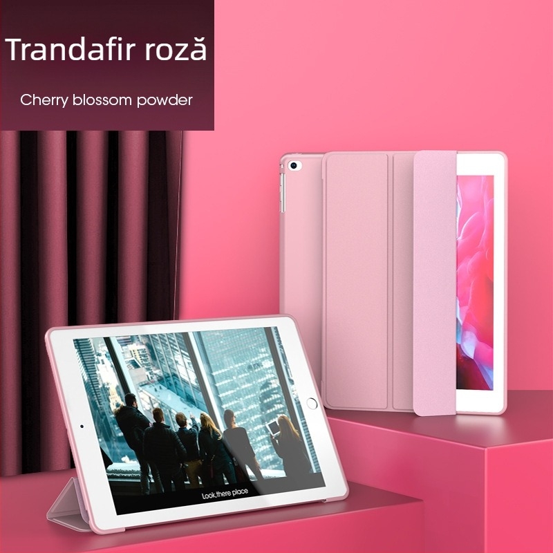 Husă de protecție Vimay pentru iPad, disipare a căldurii, închidere magnetică, suport de prindere, TPU, design embossing, funcție de somn susținută