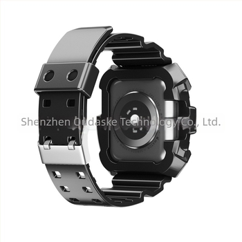 Brățară TPU dintr-o bucată pentru Apple Watch SE, model glaciar, cod 876543