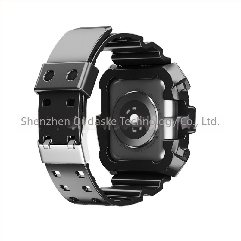 Brățară TPU dintr-o bucată pentru Apple Watch SE, model glaciar, cod 876543