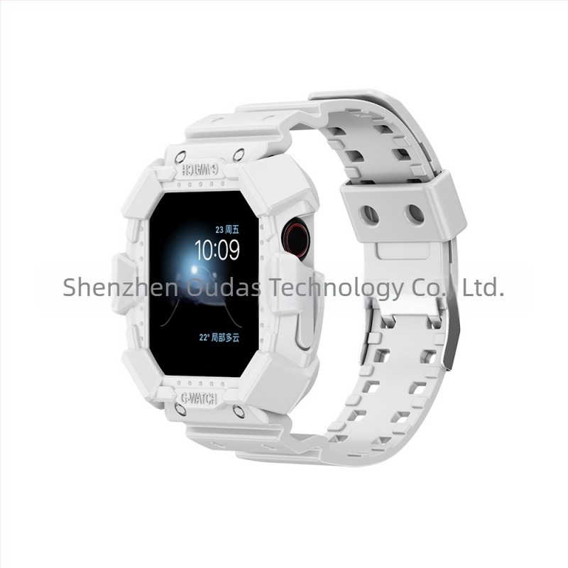 Brățară TPU dintr-o bucată pentru Apple Watch SE, model glaciar, cod 876543