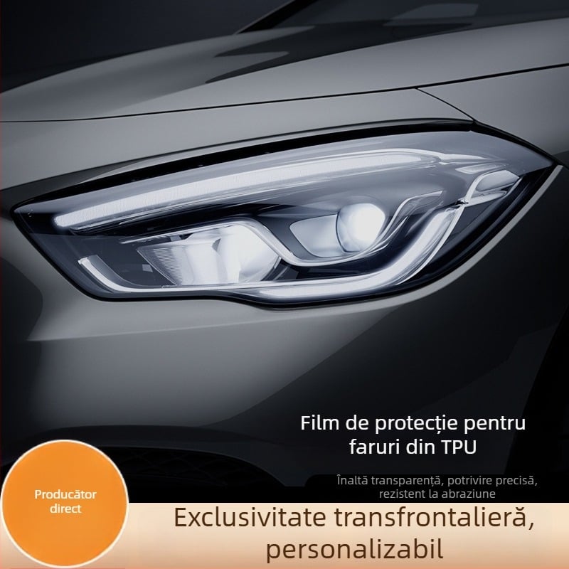Runze guanglong TPU film de schimbare a culorii farurilor auto, cu control al luminii, autoreparabil, protecție anti-zgârieturi pentru faruri față și faruri spate