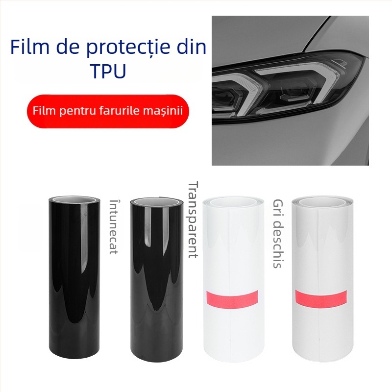 Runze guanglong TPU film de schimbare a culorii farurilor auto, cu control al luminii, autoreparabil, protecție anti-zgârieturi pentru faruri față și faruri spate