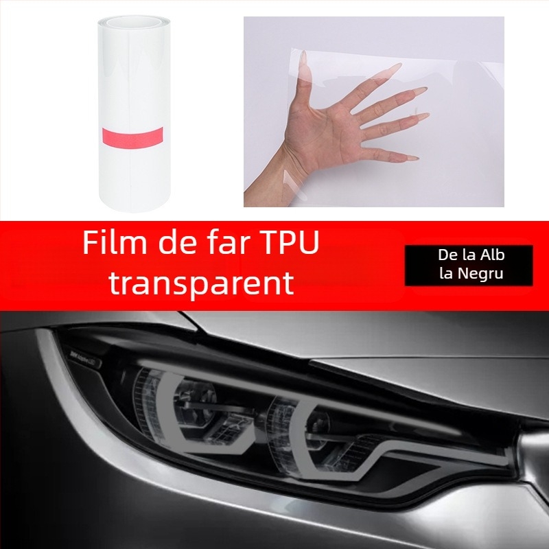 Runze guanglong TPU film de schimbare a culorii farurilor auto, cu control al luminii, autoreparabil, protecție anti-zgârieturi pentru faruri față și faruri spate