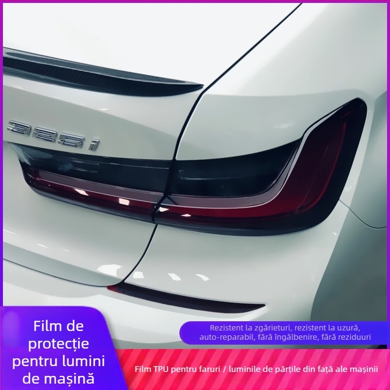 Film TPU pentru faruri auto, protecție transparentă, film de schimbare a culorii, montaj autoadeziv