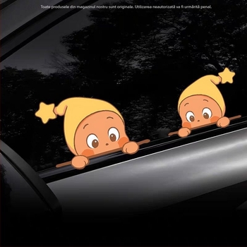 Sticker reflectorizant pentru caroserie – Brand Fan jing; Material: Sticker; Tip: sticker de avertizare reflectorizant; Montaj: cu ventuză