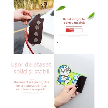 Sticker avertizor reflectorizant pentru condus noaptea — Montaj cu ventuză; Material: Autocolant; Model: Alte; Personalizare: Da; Brand: Sigh Time