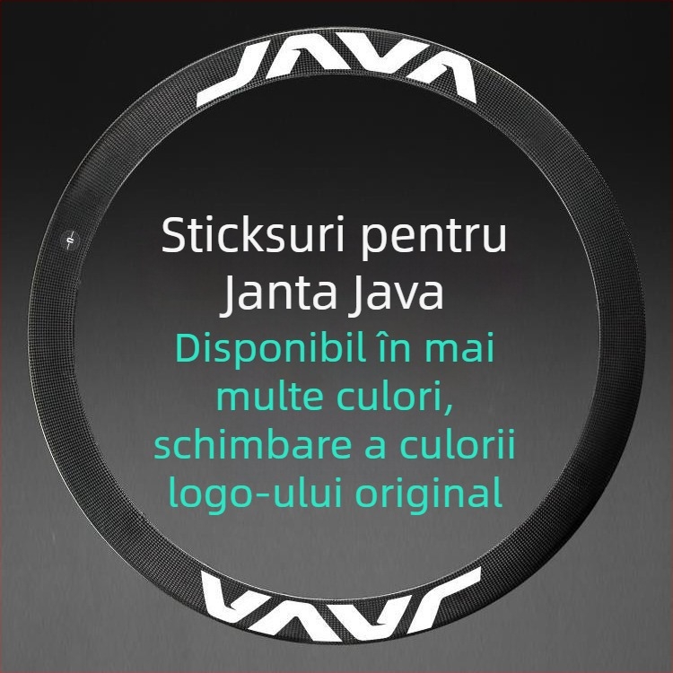 Film de schimbare a culorii jantelor pentru biciclete de drum JAVA – adeziv, model JAVA
