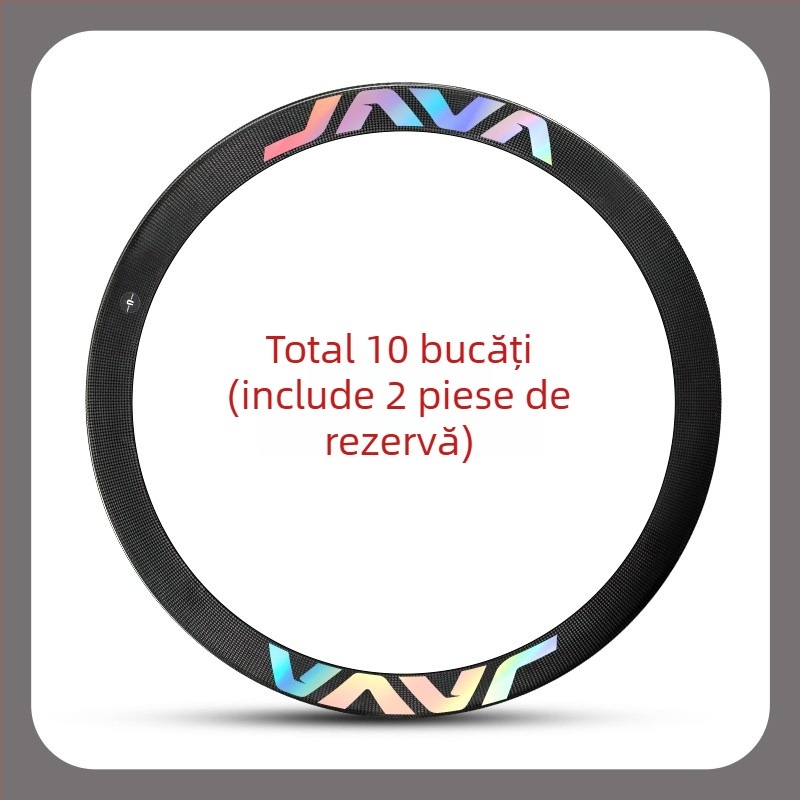 Film de schimbare a culorii jantelor pentru biciclete de drum JAVA – adeziv, model JAVA