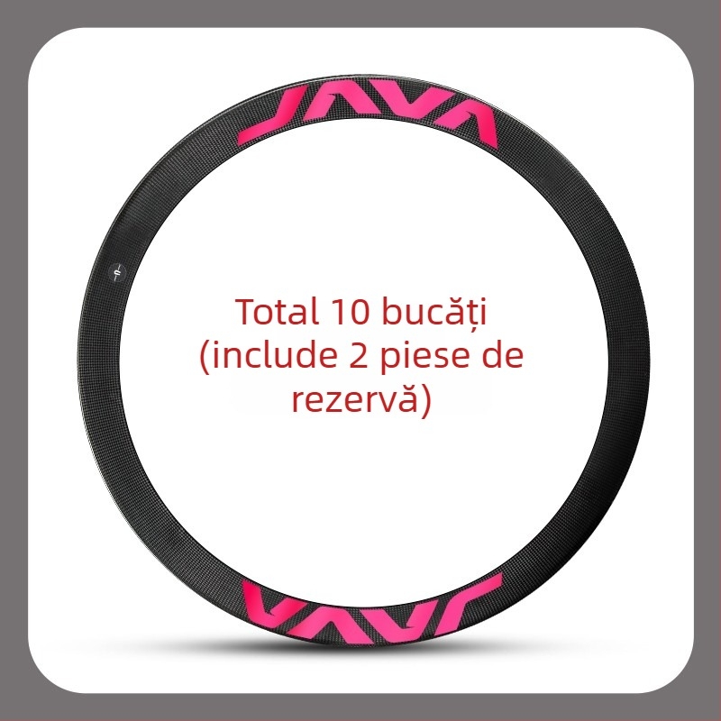 Film de schimbare a culorii jantelor pentru biciclete de drum JAVA – adeziv, model JAVA