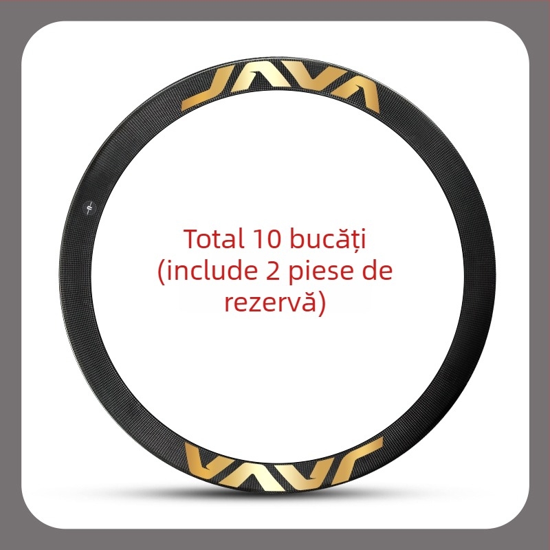 Film de schimbare a culorii jantelor pentru biciclete de drum JAVA – adeziv, model JAVA