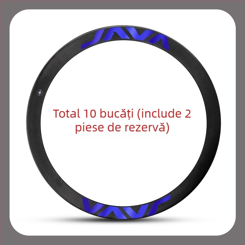 Film de schimbare a culorii jantelor pentru biciclete de drum JAVA – adeziv, model JAVA