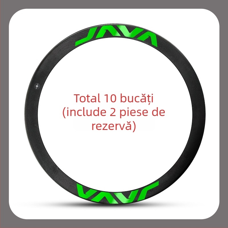 Film de schimbare a culorii jantelor pentru biciclete de drum JAVA – adeziv, model JAVA