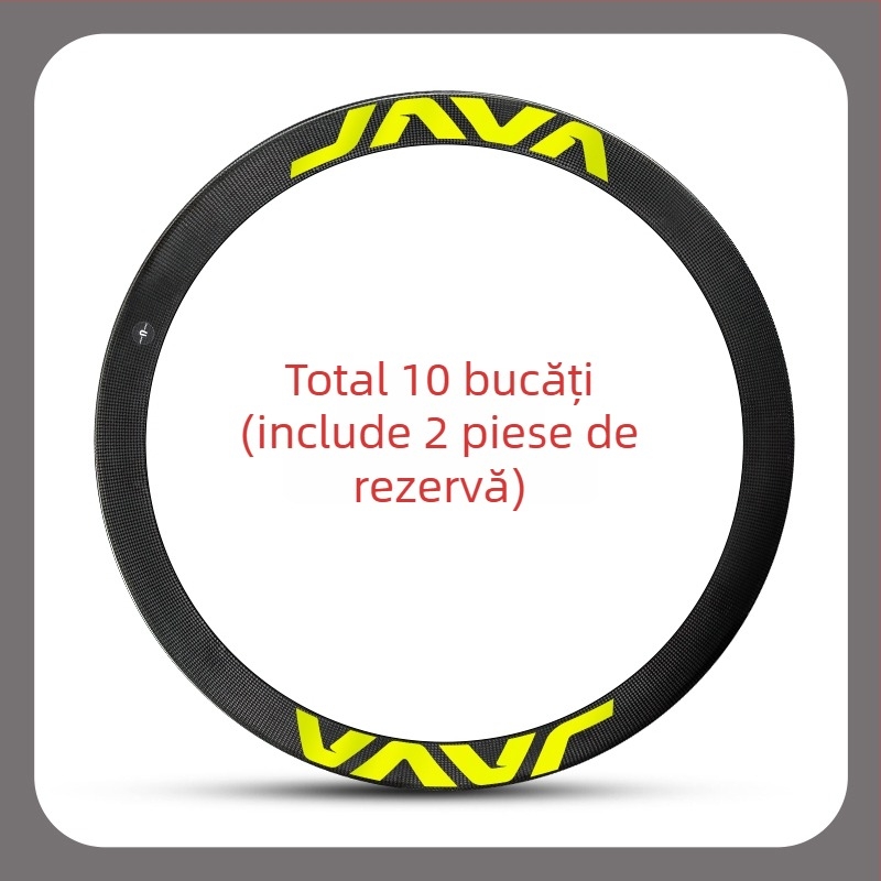 Film de schimbare a culorii jantelor pentru biciclete de drum JAVA – adeziv, model JAVA